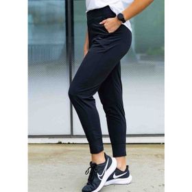 Nike CU4611-010 W Nk Bliss Luxe Mr Yüksek Bel Normal Kalıp Düz Siyah Kadın Eşofman Altı