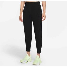 Nike CU4611-010 W Nk Bliss Luxe Mr Yüksek Bel Normal Kalıp Düz Siyah Kadın Eşofman Altı