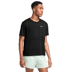 Nike CU5992-010 Siyah Df Miler Top Ss Koşu Erkek T-Shirt