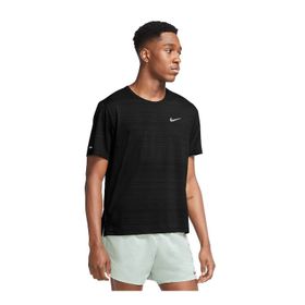 Nike CU5992-010 Siyah Df Miler Top Ss Koşu Erkek T-Shirt