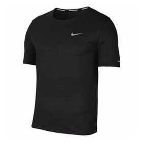 Nike CU5992-010 Siyah Df Miler Top Ss Koşu Erkek T-Shirt