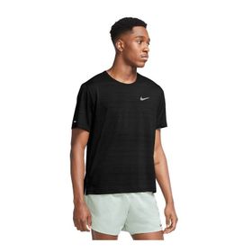 Nike CU5992-010 Siyah Df Miler Top Ss Koşu Erkek T-Shirt