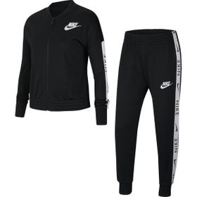Nike CU8374-010 G Nsw Trk Suit Tricot Siyah Kız Çocuk Eşofman