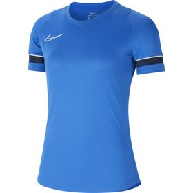 Nike CV2627-463 Kadın W Nk Df Acd21 Top Ss Kadın Mavi Futbol Tişört