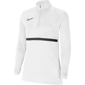 Nike CV2653-100 W Nk Df Acd21 Dril Top Kadın Beyaz Futbol Uzun Kollu Tişört