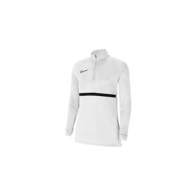 Nike CV2653-100 W Nk Df Acd21 Dril Top Kadın Beyaz Futbol Uzun Kollu Tişört