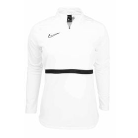 Nike CV2653-100 W Nk Df Acd21 Dril Top Kadın Beyaz Futbol Uzun Kollu Tişört
