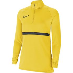 Nike CV2653-719 W Nk Df Acd21 Dril Top Kadın Sarı Futbol Uzun Kollu Tişört