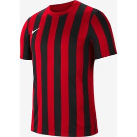 Nike CW3813-658 Dri-Fit Striped Division IV Erkek Kırmızı Futbol Forma