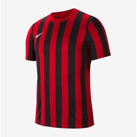 Nike CW3813-658 Dri-Fit Striped Division IV Erkek Kırmızı Futbol Forma