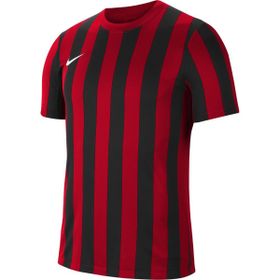 Nike CW3813-658 Dri-Fit Striped Division IV Kırmızı Spor Erkek T-Shirt