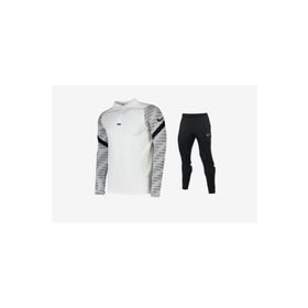 Nike CW5858 Strike21 Siyah Eşofman Takımı Üst Beyaz Alt