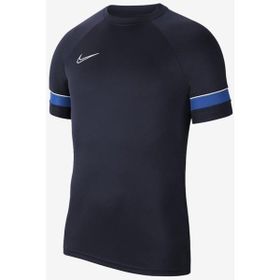 Nike CW6103-453 Y Nk Df Acd21 Top Ss Çocuk Mavi Futbol Tişört