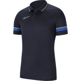 Nike CW6106-453 Y Nk Df Acd21 Polo Ss Çocuk Mavi Futbol Polo Tişört