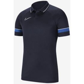 Nike CW6106-453 Y Nk Df Acd21 Polo Ss Çocuk Mavi Futbol Polo Tişört