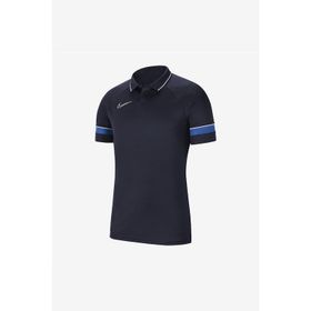 Nike CW6106-453 Y Nk Df Acd21 Polo Ss Çocuk Mavi Futbol Polo Tişört