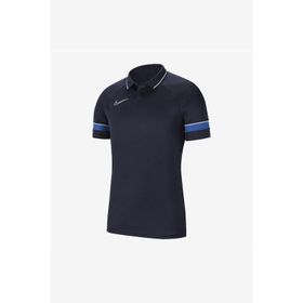 Nike CW6106-453 Y Nk Df Acd21 Polo Ss Çocuk Mavi Futbol Polo Tişört