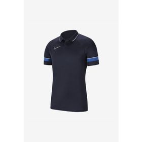 Nike CW6106-453 Y Nk Df Acd21 Polo Ss Çocuk Mavi Futbol Polo Tişört