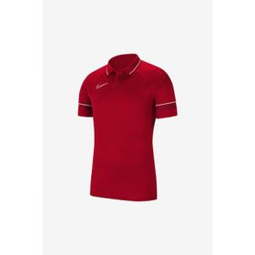 Nike CW6106-457 Kırmızı Y Academy 21 Polo Erkek Çcocuk T-shirt