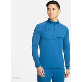Nike CW6110-407 M Nk Df Acd21 Dril Top Mavi Futbol Uzun Kollu Erkek Tişört