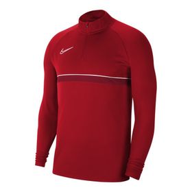 Nike CW6110-657 M Nk Df Acd21 Dril Top Erkek Kırmızı Futbol Uzun Kollu Erkek Tişört