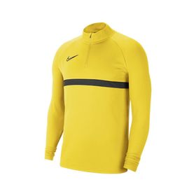 Nike CW6110-719 M Nk Df Acd21 Dril Top Erkek Sarı Futbol Uzun Kollu Erkek Tişört