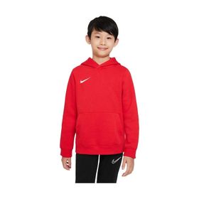 Nike CW6896-657-DIG Y Flc Park20 Po Hoodie Unisex Kırmızı Futbol Sweatshirt