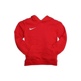 Nike CW6896-657-DIG Y Flc Park20 Po Hoodie Unisex Kırmızı Futbol Sweatshirt