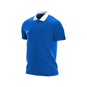 Nike CW6933-463 M Nk Df Park20 Polo Ss Polo Yaka Mavi Erkek T-Shirt