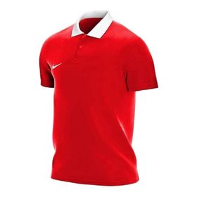 Nike CW6933-657 M Nk Df Park20 Polo Ss Polo Yaka Kırmızı Erkek T-Shirt