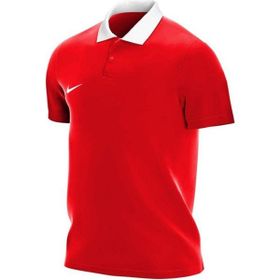 Nike CW6933-657 M Nk Df Park20 Polo Ss Polo Yaka Kırmızı Erkek T-Shirt
