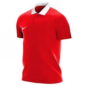 Nike CW6933-657 M Nk Df Park20 Polo Ss Polo Yaka Kırmızı Erkek T-Shirt