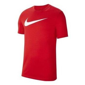 Nike CW6941-657-DIG Y Df Park20 Ss Tee Hbr Unisex Kırmızı Futbol Tişört