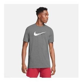 Nike Cw6950-063 Dri-Fıt Swoosh Training Gri Erkek T-shirt