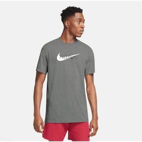 Nike Cw6950-063 Dri-Fıt Swoosh Training Gri Erkek T-shirt