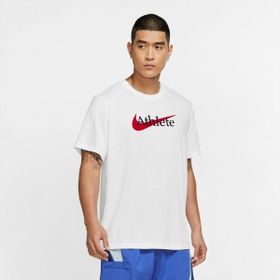Nike CW6950-100 Dri-Fit Swoosh Beyaz Erkek Antrenman T-Shirt