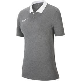 Nike CW6965-071 Dri-Fit Park Kadın Gri Futbol Polo Tişört