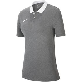 Nike CW6965-071 Dri-Fit Park Kadın Gri Futbol Polo Tişört