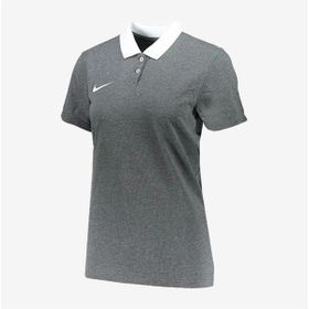 Nike CW6965-071 Dri-Fit Park Kadın Gri Futbol Polo Tişört
