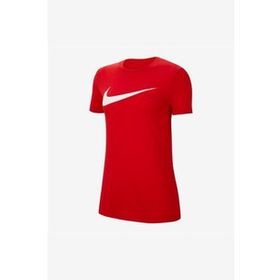 Nike CW6967-657 Kırmızı-Beyaz Üniversite Kadın Takım Kulübü T-Shirt
