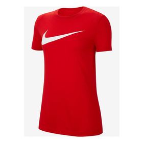 Nike CW6967-657 Kırmızı-Beyaz Üniversite Kadın Takım Kulübü T-Shirt