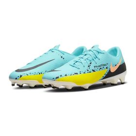 Nike DA4433 Phantom Gt2 Academy Fg/Mg Glacier Ice Black - Yellow Strik Futbol Ayakkabısı