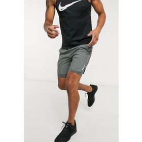 Nike DB4009-010FS Challenger7 2 In 1 Running Shorts Taytlı Siyah Koşu Şortu