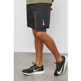 Nike DB4009-010FS Challenger7 2 In 1 Running Shorts Taytlı Siyah Koşu Şortu