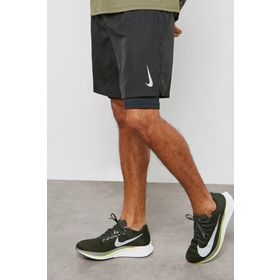 Nike DB4009-010FS Challenger7 2 In 1 Running Shorts Taytlı Siyah Koşu Şortu