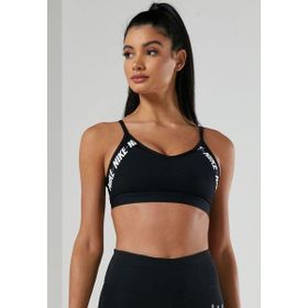 Nike DB4639-010 Siyah Indy Logo Destek Spor Sütyeni Kadın Büstiyer