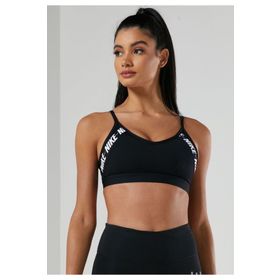 Nike DB4639-010 Siyah Indy Logo Destek Spor Sütyeni Kadın Büstiyer