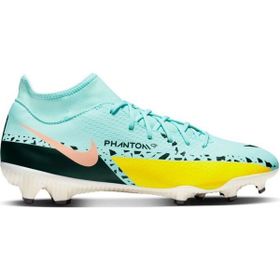 Nike DC0797-407 Phantom Gt2 Academy Df Fg/Mg Yeşil Erkek Çoklu Çim Zemin Kramponu