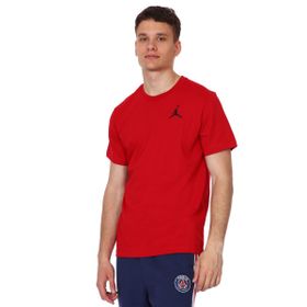 Nike DC7485-687 M J Jumpman Emb Ss Crew Erkek Kırmızı Basketbol Tişört