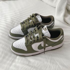Nike DD1503-120 Dunk Low Medium Olive Spor Ayakkabı